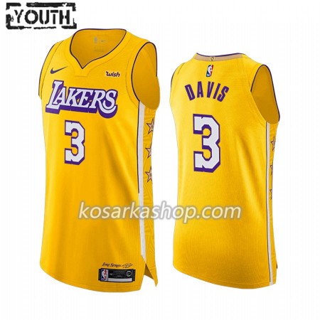 Dres Los Angeles Lakers Anthony Davis 3 Nike 2019-20 City Edition Swingman - Dječji